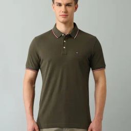 Arrow Sport Green Cotton Regular Fit Polo T-Shirt-picture-6