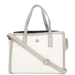 TOMMY HILFIGER Moonglow & Smooth Taupe Solid Handbag-50