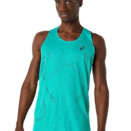 Asics Men's Wave Teal Metarun Singlet-image-52