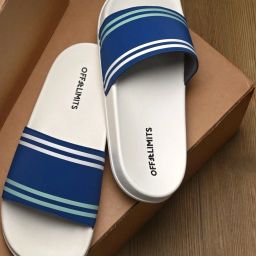 Off Limits Men's COAST Blue Slides image 1