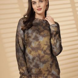 R.Code by The Roadster Life Co. Women Woollen Pullover-picture-21
