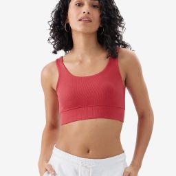 The Souled Store Red Full Coverage Bralette Bra image 1