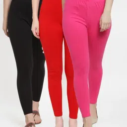 Gracit Multicolor Regular Fit Leggings-13