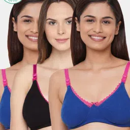Inner Sense Multicolored Non Wired Non Padded Nursing Bra (Pack Of 3)-image-97