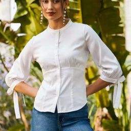 KASSUALLY White Regular Fit Shirt-image-13