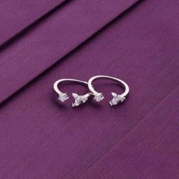 Kai Jewel Sterling Silver Elegant Silver Toe Ring-14