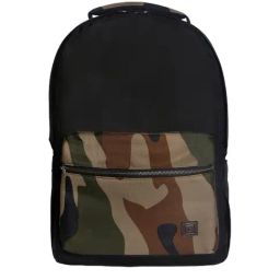 Carriall Classic Black Color Block Medium Laptop Backpack-16