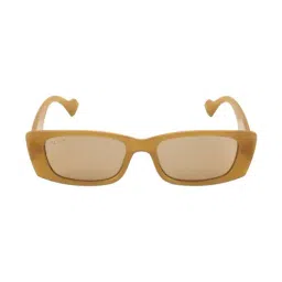 Ted Smith CHOCOEYE_NUDE Brown Rectangular Sunglasses-picture-28