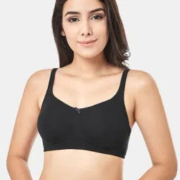 Amante Black Non Wired Non Padded Shaper Bra-image-99