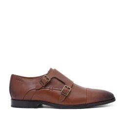 Ruosh Men's Colombo Tan Monk Shoes-image-16