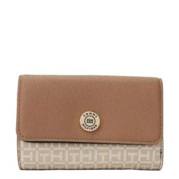 TOMMY HILFIGER Fawn & Optic White Logo Tri-Fold Wallet-image-47