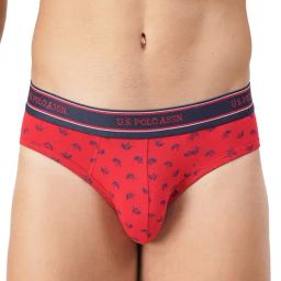 U.S. Polo Assn. Red Printed Briefs-image-75