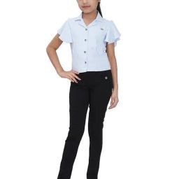 Tiny Girl Sky Blue Solid Shirt-image-43