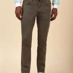 Allen Solly Brown Cotton Skinny Fit Jeans-image-59