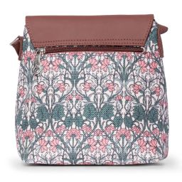 ZOUK Hooghly Nouveau Multicolor Printed Cross Body Bag image 3