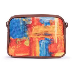 ZOUK Abstract Amaze Multicolour Printed Cross Body Bag image 3