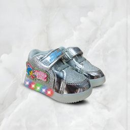 FootStation Girls LED Light Glitter Velcro Sneakers-image-60