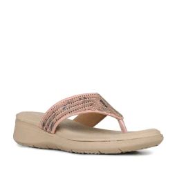 Inc.5 Women's Peach Thong Wedges-picture-4
