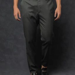 Rare Rabbit Green Tailored Fit Solid Formal Suit-image-90