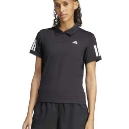 Adidas Black Regular Fit Sports Polo T-Shirt-image-43