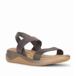 Hush Puppies by Bata Women's NOAH 2.0 Gun Metal Sling Back Wedges-image-24