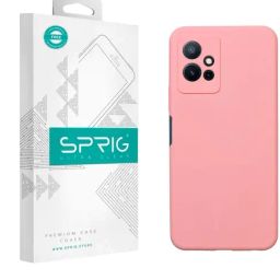 Sprig Liquid Silicone Back Cover for Vivo Y75 5G (Pink)-image-7