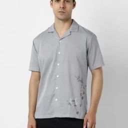 Van Heusen White Cotton Slim Fit Striped Shirt-picture-25