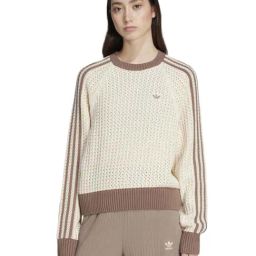 Adidas Originals White Cotton Loose Fit 0 Sweater-picture-18