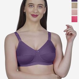 SHYAM SONS FLAIR Women Pack of 4 Full Coverage Bra-picture-15