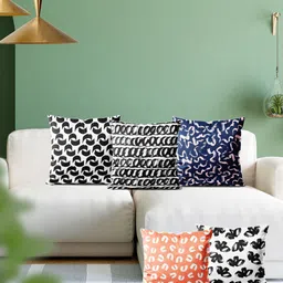 ArtzFolio Multicoloured Set of 5 Square Cushion Covers image 2