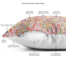ArtzFolio Multicoloured Set of 2 Square Cushion Covers image 4
