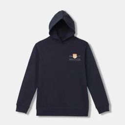 Gant Kids Navy Embroidered Full Sleeves Hoodie-image-71