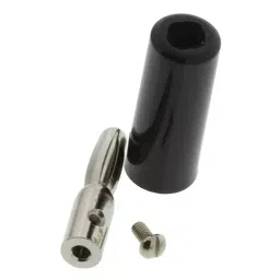 ABBATRON HH SMITH Banana Plug, 15A, Stud, Black, 204-103 (Pack of 5)-picture-44