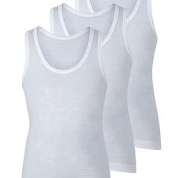 Bodycare Kids Grey Solid Vest (Pack Of 3)-picture-20