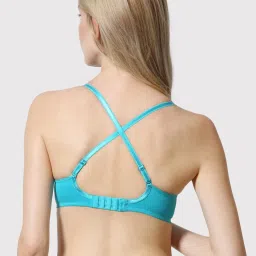 Van Heusen Blue Full Coverage Shaper Bra image 2
