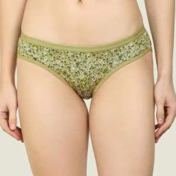 AROUSY Green Floral Print Hipster Panty-image-20