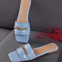 Truffle Collection Women's Blue Casual Sandals-image-98