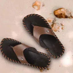 Metro Men's Brown Thong Sandals-picture-20