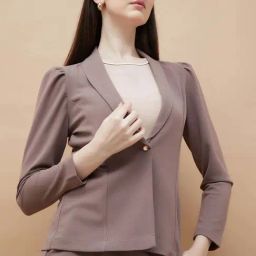 Code By Lifestyle Light Brown Regular Fit Blazer-89