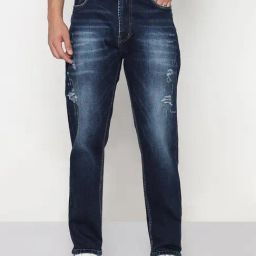 Showoff Navy Blue Relaxed Fit Jeans-picture-28