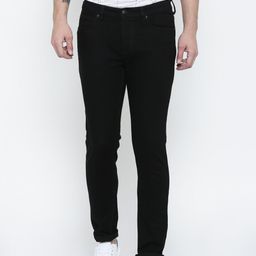 Lee Men Black Bruce Skinny Fit Mid-Rise Clean Look Jeans-image-95