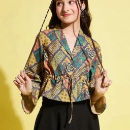 StyloBug Girls Multi Printed Top-image-5
