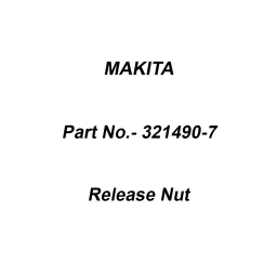 Makita Release Nut Size R For LS1045, Part No 321490-7-36