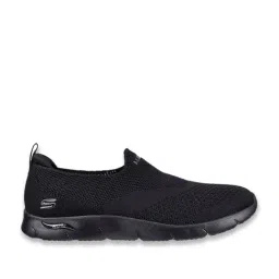Skechers Women's ARCH FIT REFINE - DON'T GO Black Walking Shoes-image-96