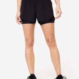 DOMYOS By Decathlon Black Plain Shorts-image-97