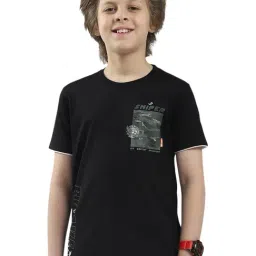 Monte Carlo Boys Black Printed T-Shirt-picture-18