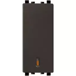Schneider Zencelo 6A 1 Way Full Flat Switch with Indicator IN8401(BZ), Pack of 10-3