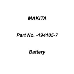 Makita Battery PA18, Part No 194105-7-40