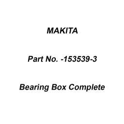 Makita Bearing Box Complete Suitable for 4114S, Part No 153539-3-picture-42