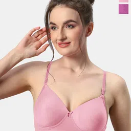 Sonari Pack Of 2 Medium Coverage Lightly Padded T-shirt Bras- All Day Comfort-28
